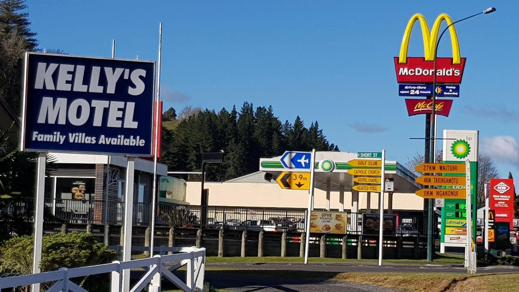 Kelly'S Riverside Motel Taumarunui Exteriör bild